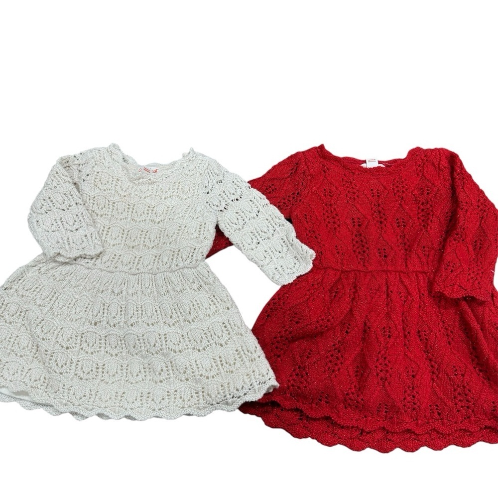 Cat&Jack baby girl shimmery dresses 18m